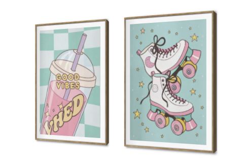 لوحات حائط برسومات باتيناج ومشروب طاقة إيجابية SA93860 كل التابلوهات المودرن, جيمنج - العاب و تسليه, رياضات, هوايات, English Text & Quotes, موضة – ازياء - بنات ابيض - اوف وايت, اخضر - زيتى, اصفر, بينك – فوشيا, درجات الباستيل الستريشن - فيكتور, ديجيتال آرت, كتابات و حروف, مربعات, مودرن غرفة اطفال, غرفة المعيشة, غرفة بنات اجازة الصيف بالطول, ببرواز, برواز SF9, برواز خشبى, مستطيل