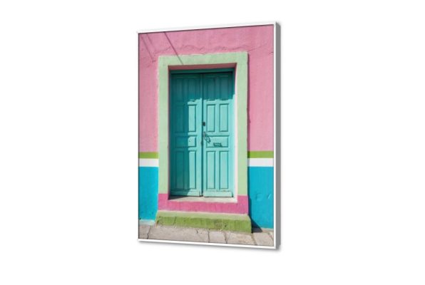 لوحة فنية لباب عتيق بألوان زاهية ومبهجة SA95951 كل التابلوهات المودرن, ابواب, مبانى و هندسة معمارية, اماكن و مدن و مباني ازرق - تركواز, بينك – فوشيا, قوى و زاهى, متعدد الالوان بسيط و هادئ, ديجيتال آرت, صور فوتوغرافية, لوحات فنية, مودرن غرفة الاستقبال, غرفة المعيشة, غرفة بنات, مدخل المنزل, مكاتب – شركات - اعمال اجازة الصيف بالطول, ببرواز, برواز ابيض, مستطيل
