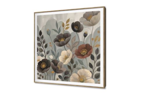 تابلوه مودرن لزهور برية بألوان ترابية هادئة SA95246 كل التابلوهات المودرن, اوراق شجر - نباتات, ورود - زهور - نباتات ابيض - اوف وايت, اخضر - زيتى, اصفر, بنى - بيج, رمادى, متعدد الالوان بسيط و هادئ, بوهو ستايل, ديجيتال آرت, عتيق - فينتاج, لوحات فنية, مودرن غرفة الاستقبال, غرفة المعيشة, غرفة النوم, غرفة بنات, مدخل المنزل, مكاتب – شركات - اعمال ببرواز, برواز SF9, برواز خشبى, مربع