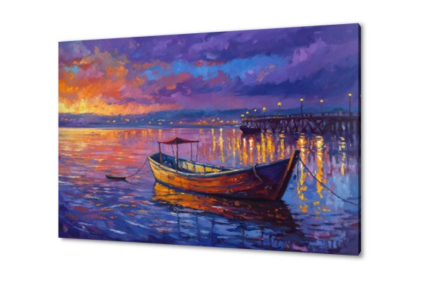 لوحة فنية لقارب وحيد عند الغروب الساحر SA95900 تويليت - غسيل, سحاب, قوارب و مراكب, لوحات مدن على البحر, كل التابلوهات المودرن, بحار و شواطئ و مراكب, اماكن و مدن و مباني, مناظر طبيعية احمر - نبيتى, ازرق - تركواز, الوان داكنة, برتقالى, قوى و زاهى, متعدد الالوان, موف – ارجوانى الوان زيتية - اكريليك, بسيط و هادئ, لوحات فنية, مظهر بارز, مودرن غرفة الاستقبال, غرفة المعيشة, غرفة النوم, مدخل المنزل, مكاتب – شركات - اعمال شروق - غروب, فى الليل بالعرض, مستطيل