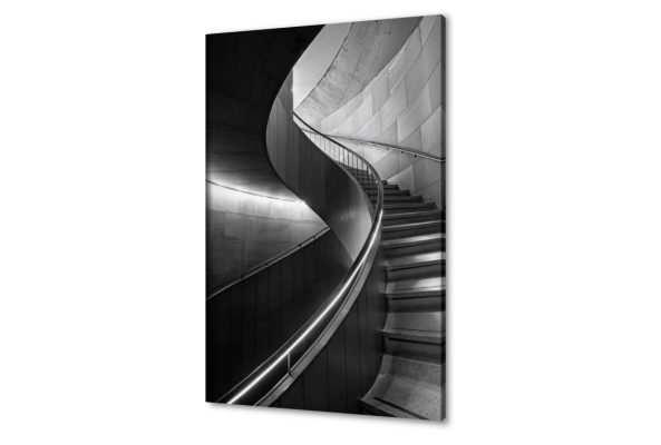 تابلوه حائط مودرن بتصميم سلم حلزوني معماري SA95370 كل التابلوهات المودرن, مبانى و هندسة معمارية, اماكن و مدن و مباني ابيض - اوف وايت, ابيض و اسود, اسود, الوان داكنة, رمادى اشكال هندسية و زخارف, بسيط و هادئ, ديجيتال آرت, صور فوتوغرافية, مودرن غرفة الاستقبال, غرفة المعيشة, غرفة النوم, مدخل المنزل, مكاتب – شركات - اعمال بالطول, مستطيل