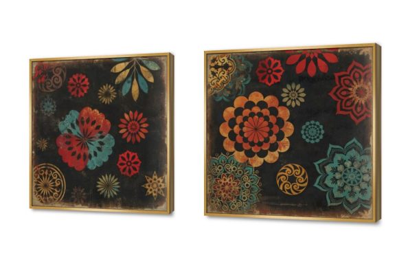 لوحات ماندالا بوهيمي بالوان داكنه SA98511 كل التابلوهات المودرن, اشكال هندسية و زخارف, ورود - زهور - نباتات احمر - نبيتى, ازرق - تركواز, اسود, اصفر, الوان داكنة, برتقالى, متعدد الالوان اشكال هندسية و زخارف, الوان زيتية - اكريليك, بوهو ستايل, عتيق - فينتاج, كلاسيك – نيو كلاسيك, لوحات فنية, مودرن غرفة الاستقبال, غرفة المعيشة, غرفة النوم بالعرض, ببرواز, برواز ذهبى, مربع, مستطيل