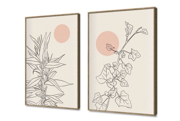 لوحات حائط مودرن بتصميم نباتات خطية بسيطة SA102988 كل التابلوهات المودرن, اوراق شجر - نباتات, مميزة و مختارة, تجريدي, ورود - زهور - نباتات بنى - بيج, درجات الباستيل الستريشن - فيكتور, بسيط و هادئ, بوهو ستايل, دوائر, ديجيتال آرت, مودرن غرفة الاستقبال, غرفة المعيشة, غرفة النوم, غرفة بنات, مدخل المنزل, مكاتب – شركات - اعمال شروق - غروب بالعرض, ببرواز, برواز خشبى, مستطيل