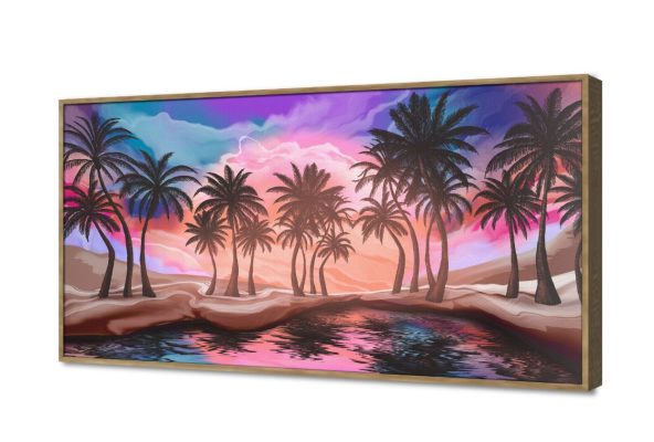 لوحات حائط مودرن واحة الغروب مع النخيل SA103016 كل التابلوهات المودرن, صحراء, نخيل, مناظر طبيعية ازرق - تركواز, بنى - بيج, بينك – فوشيا, قوى و زاهى, متعدد الالوان, موف – ارجوانى ديجيتال آرت, لوحات فنية, مودرن, نيون ستايل غرفة الاستقبال, غرفة المعيشة, غرفة النوم, مكاتب – شركات - اعمال اجازة الصيف, شروق - غروب بالعرض, ببرواز, برواز خشبى, مستطيل
