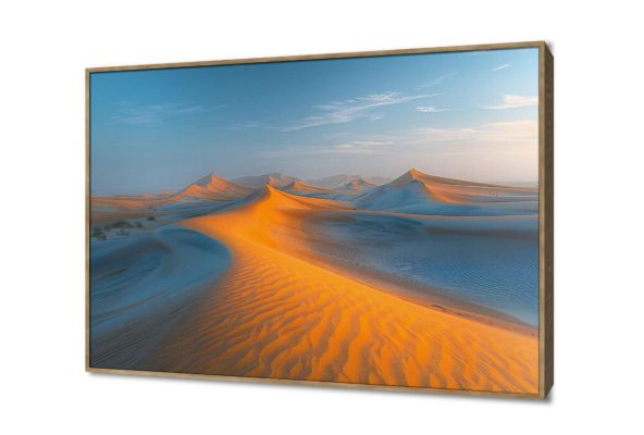 تابلوه مودرن يصور سحر رمال الصحراء الذهبية SA105240 صحراء, كل التابلوهات المودرن, مناظر طبيعية ازرق - تركواز, اصفر, برتقالى, بنى - بيج بسيط و هادئ, صور فوتوغرافية, مودرن غرفة الاستقبال, غرفة المعيشة, غرفة النوم, مدخل المنزل, مكاتب – شركات - اعمال شروق - غروب بالعرض, ببرواز, برواز خشبى, مستطيل