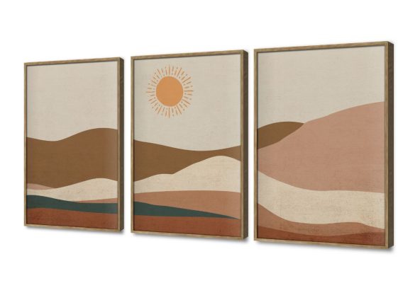 تابلوه مودرن كانفاس يصور تلال الشمس بتصميم بوهو SA105260 جبال, صحراء, كل التابلوهات المودرن, تجريدي, مناظر طبيعية ابيض - اوف وايت, برتقالى, بنى - بيج بسيط و هادئ, بوهو ستايل, ديجيتال آرت, مودرن غرفة الاستقبال, غرفة المعيشة, غرفة النوم, مدخل المنزل, مكاتب – شركات - اعمال شروق - غروب بالطول, بالعرض, ببرواز, برواز خشبى, مستطيل