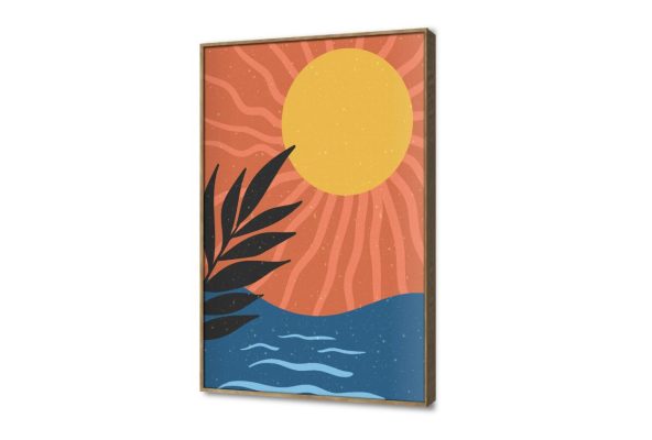 لوحات حائط مودرن بتصميم شروق الشمس على البحر SA104992 كل التابلوهات المودرن, اوراق شجر - نباتات, بحار و شواطئ و مراكب, مناظر طبيعية, ورود - زهور - نباتات ازرق - تركواز, اصفر, برتقالى, قوى و زاهى الستريشن - فيكتور, بوهو ستايل, ديجيتال آرت, لوحات فنية, مودرن غرفة الاستقبال, غرفة المعيشة, غرفة النوم, مدخل المنزل, مكاتب – شركات - اعمال اجازة الصيف, شروق - غروب بالطول, ببرواز, برواز خشبى, مستطيل