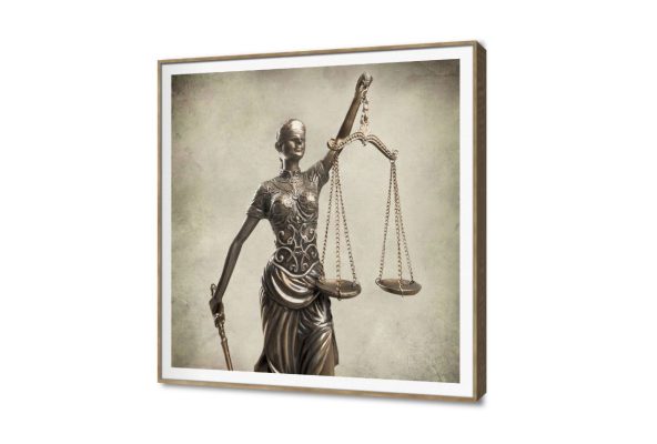 لوحات فنية لتمثال العدالة للمكاتب القانونية الفاخرة SA105481 صور شخصية, اعمال و شركات, قانون - قضاء - محاماه, كل التابلوهات المودرن, شخصيات و وجوه بنى - بيج, رمادى, فضى – ذهبى ديجيتال آرت, عتيق - فينتاج, كلاسيك – نيو كلاسيك, لوحات فنية, مودرن غرفة الاستقبال, مكاتب – شركات - اعمال ببرواز, برواز SF9, برواز خشبى, مربع