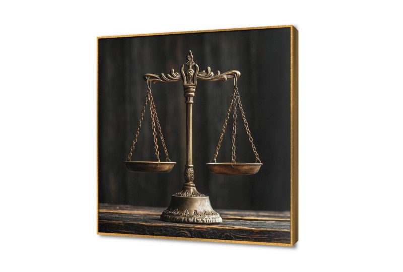 لوحات فنية لميزان العدالة بتصميم عتيق كلاسيكي SA105506 اعمال و شركات, قانون - قضاء - محاماه, كل التابلوهات المودرن, طبيعه صامتة اسود, الوان داكنة, بنى - بيج, فضى – ذهبى بسيط و هادئ, تماثل - سيميترى, ديجيتال آرت, عتيق - فينتاج, كلاسيك – نيو كلاسيك, لوحات فنية, مودرن غرفة الاستقبال, غرفة المعيشة, مدخل المنزل, مكاتب – شركات - اعمال ببرواز, برواز ذهبى, مربع