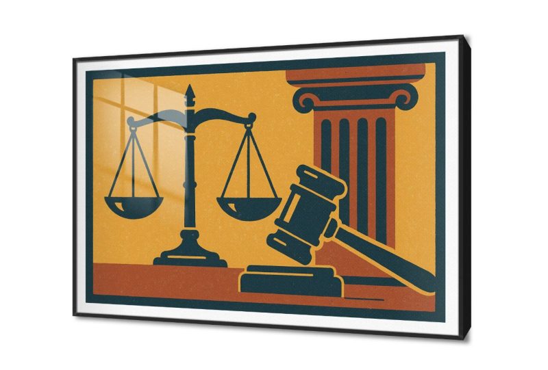 لوحات ديكور تعبر عن العدالة والقانون بأسلوب مميز SA105659 اعمال و شركات, قانون - قضاء - محاماه, كل التابلوهات المودرن ابيض - اوف وايت, ازرق - تركواز, اسود, اصفر, بنى - بيج الستريشن - فيكتور, ببرواز, برواز SF9, بسيط و هادئ, ديجيتال آرت, مودرن غرفة المعيشة, مكاتب – شركات - اعمال بالعرض, ببرواز, برواز SF9, برواز اسود, مستطيل