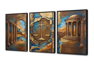لوحات فنية فخمة تعبر عن العدالة والقانون SA105674 اعمال و شركات, قانون - قضاء - محاماه, مبانى و هندسة معمارية, كل التابلوهات المودرن, English Text & Quotes, تجريدي, اماكن و مدن و مباني ازرق - تركواز, الوان داكنة, بنى - بيج, فضى – ذهبى ديجيتال آرت, كتابات و حروف, كلاسيك – نيو كلاسيك, لوحات فنية, مظهر بارز, مودرن غرفة الاستقبال, غرفة المعيشة, مكاتب – شركات - اعمال بالطول, ببرواز, برواز اسود, مستطيل