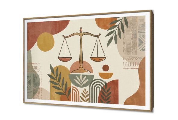 لوحات حائط مودرن بتصميم ميزان العدل البوهيمي SA105727 اعمال و شركات, اوراق شجر - نباتات, قانون - قضاء - محاماه, كل التابلوهات المودرن, اشكال هندسية و زخارف, تجريدي, ورود - زهور - نباتات اخضر - زيتى, اصفر, بنى - بيج, درجات الباستيل اشكال هندسية و زخارف, الستريشن - فيكتور, بسيط و هادئ, بوهو ستايل, ديجيتال آرت, مودرن غرفة الاستقبال, غرفة المعيشة, مدخل المنزل, مكاتب – شركات - اعمال بالعرض, ببرواز, برواز SF9, برواز خشبى, مستطيل