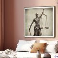 لوحات فنية لتمثال العدالة للمكاتب القانونية الفاخرة SA105481 صور شخصية, اعمال و شركات, قانون - قضاء - محاماه, كل التابلوهات المودرن, شخصيات و وجوه بنى - بيج, رمادى, فضى – ذهبى ديجيتال آرت, عتيق - فينتاج, كلاسيك – نيو كلاسيك, لوحات فنية, مودرن غرفة الاستقبال, مكاتب – شركات - اعمال ببرواز, برواز SF9, برواز خشبى, مربع