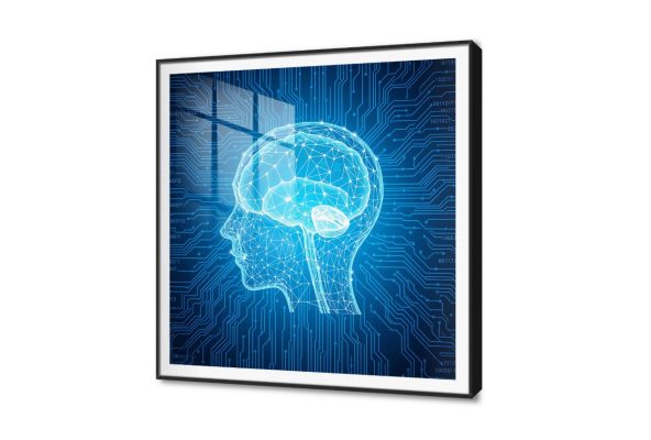 تابلوه مودرن ذكاء اصطناعي وتكنولوجيا حديثة SA107440 كل التابلوهات المودرن, اعمال و شركات, عيادات - طبيه - مستشفيات ازرق - تركواز, الوان داكنة ديجيتال آرت, مودرن مكاتب – شركات - اعمال اكريليك, ببرواز, برواز SF9, برواز اسود, مربع