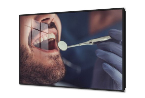 تابلوه مودرن لعيادة طبيب أسنان مميز SA107465 كل التابلوهات المودرن, اعمال و شركات, عيادات - طبيه - مستشفيات اسود, الوان داكنة صور فوتوغرافية, مودرن مكاتب – شركات - اعمال اكريليك, بالعرض, ببرواز, برواز اسود, مستطيل