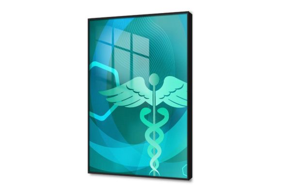 تابلوه مودرن طبى لعيادات الاطباء SA108861 كل التابلوهات المودرن, اعمال و شركات, عيادات - طبيه - مستشفيات اخضر - زيتى, ازرق - تركواز ديجيتال آرت, مودرن مكاتب – شركات - اعمال اكريليك, بالطول, ببرواز, برواز اسود, مستطيل
