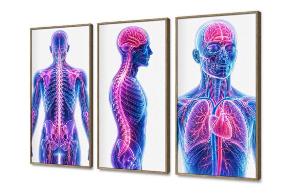 لوحة فنية تشريحية لجسم الإنسان مودرن SA109152 كل التابلوهات المودرن, اعمال و شركات, عيادات - طبيه - مستشفيات ابيض - اوف وايت, ازرق - تركواز, بينك – فوشيا, قوى و زاهى ديجيتال آرت, مودرن مكاتب – شركات - اعمال بالعرض, ببرواز, برواز خشبى, مستطيل