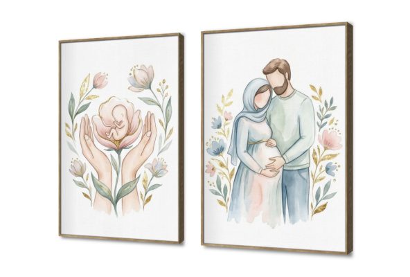 تابلوه مودرن كانفاس للعائلة والامومة الدافئة SA109318 كل التابلوهات المودرن, اعمال و شركات, عيادات - طبيه - مستشفيات اخضر - زيتى, ازرق - تركواز الوان مائية, لوحات فنية, مودرن مكاتب – شركات - اعمال بالعرض, ببرواز, برواز خشبى, مستطيل