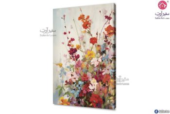 لوحات ديكور زهورو وورود ملونة SA24378 ( كل التابلوهات المودرن), ورود , زهور و نباتات متعدد الالوان الوان زيتية - اكريليك, لوحات فنية, مودرن غرفة الاستقبال, غرفة المعيشة, غرفة النوم, مدخل المنزل, مكاتب – شركات - اعمال فصل الربيع بالطول, مستطيل